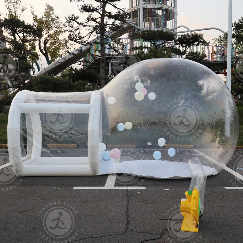 3m diameter transparent Igloo dome house inflatable bubble tent for rent