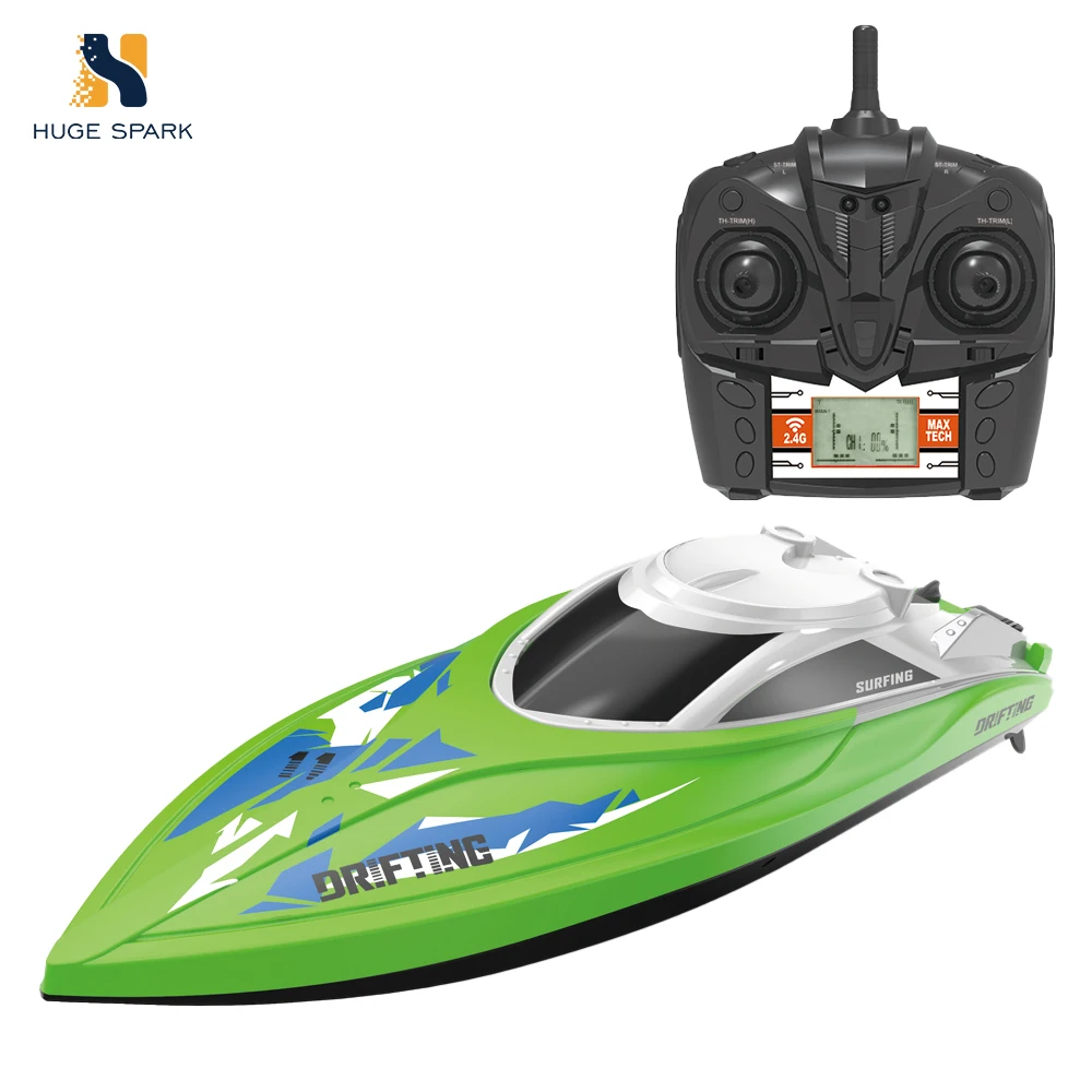 USA Qualified Amazon Best Sale 180 Degree Flip Water-cooling 28km/h High Speed 2.4G RC Motor Boat