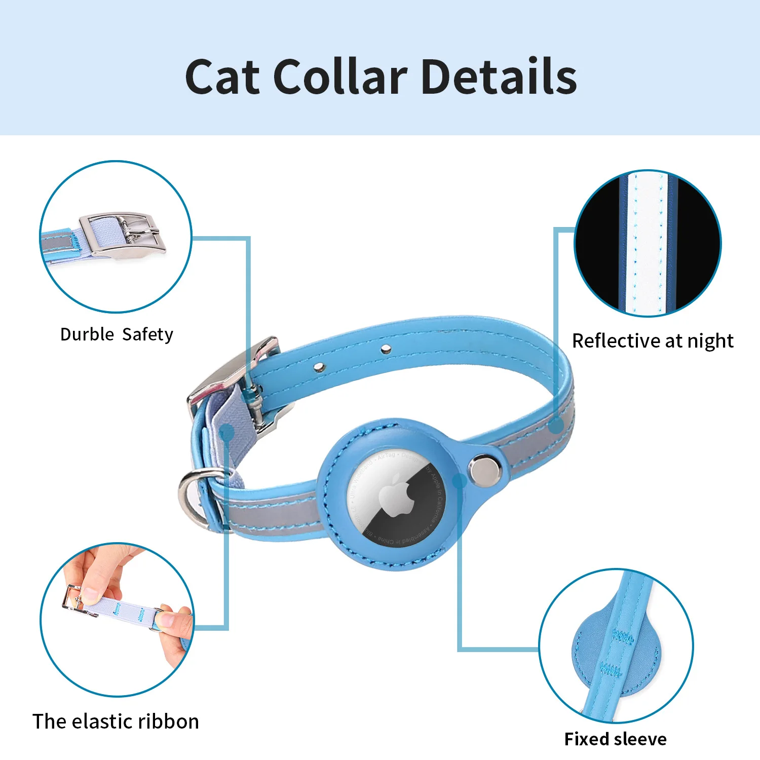 water proof real time cat dog gps tracking other pet collars airtag smart gps pet collar