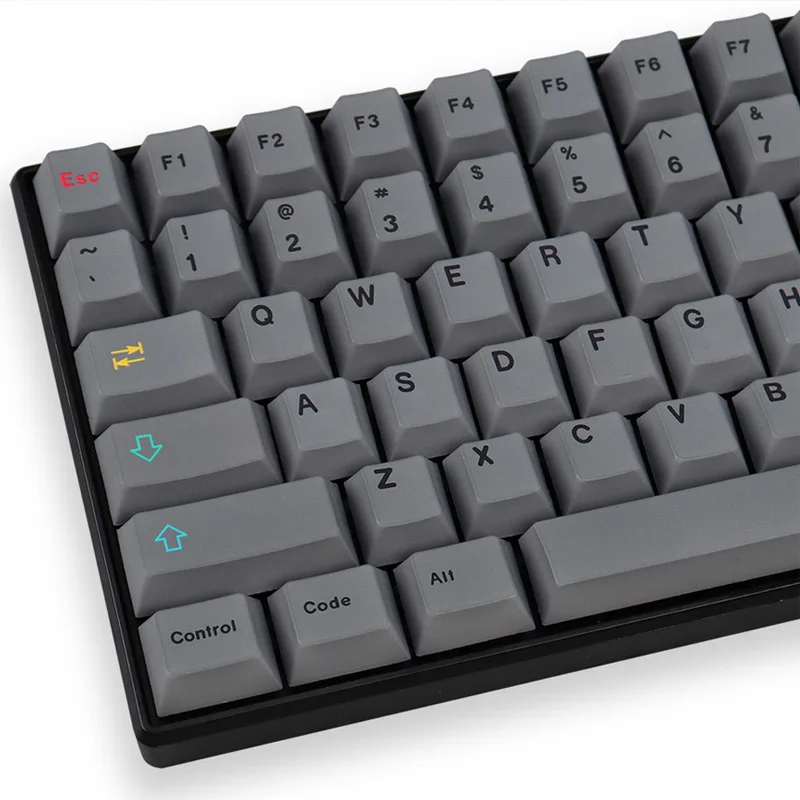 GMK Dualshot Theme 129 Keys PBT DYE-SUB Cherry Profile Keycaps For Mechanical Gaming Keyboard Grey Series Key Caps