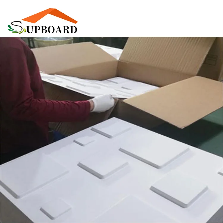 Foshan Bathroom Cheap Wallpaper Coating Tiles 3-d Flower Plastic PVC Wall Panels Wave Home Decor