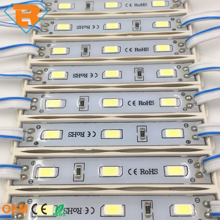 IP65 Waterproof DC12V SMD 5050 5054 4040 5730 2835 Plastic LED Module for Advertising Signage Backlight Box