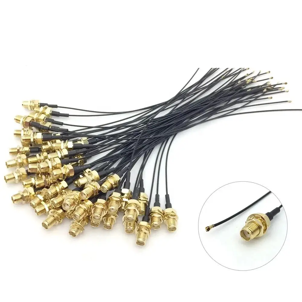 Antenna head to ipex ufl cable internal antenna female To IpexUFL Pigtail Cable Assembly