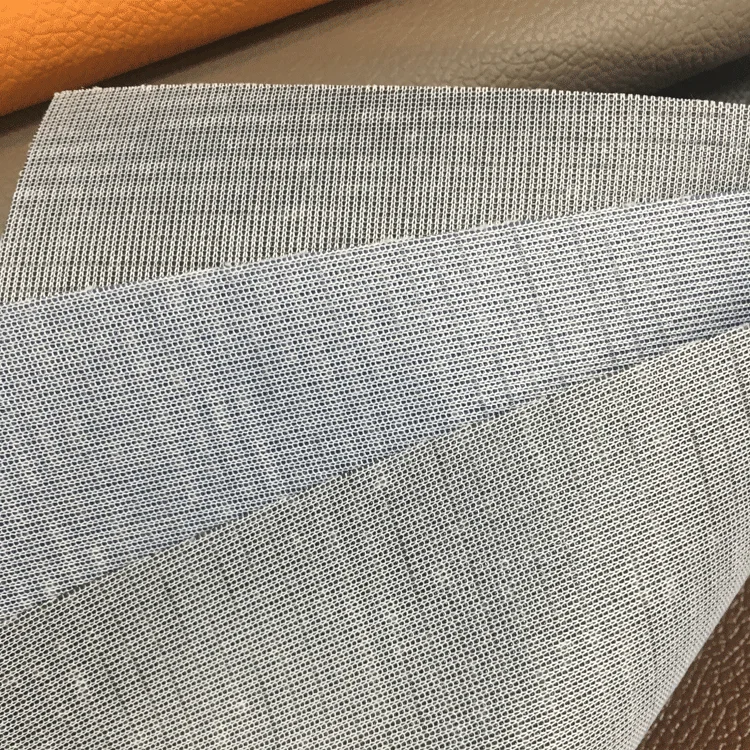 Customized Colorful Fabric Vinyl PVC Artificial Leather