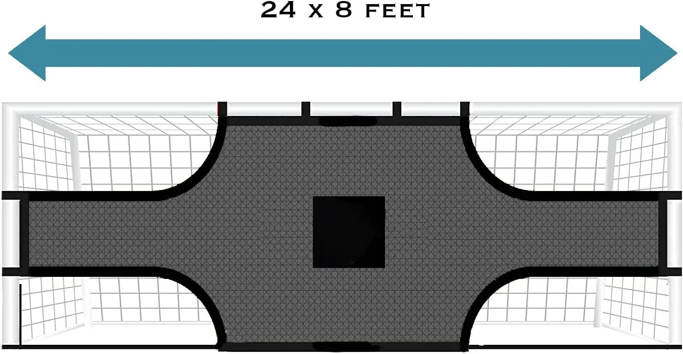 Portable Soccer Field Nets Target Sheets, Durable Practice Training Soccer Goal Target Net, Soccer Goal Target Net