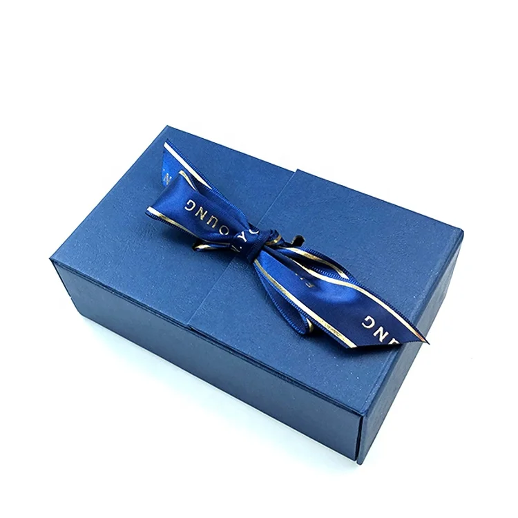 Upscale Gift Craft Box Paper Bag Set with Carrying Handle Christmas gift box packaging paper bag packaging
