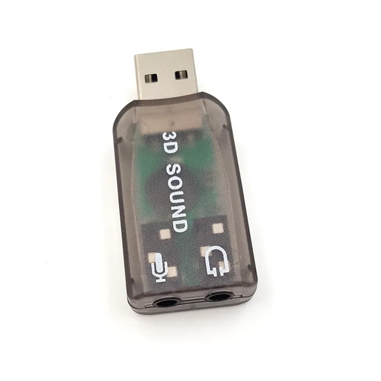 Лидер продаж мини внешняя звуковая карта Usb 5 1 каналов адаптер для звуковой карты 3 мм интерфейс микрофона и наушников ПК