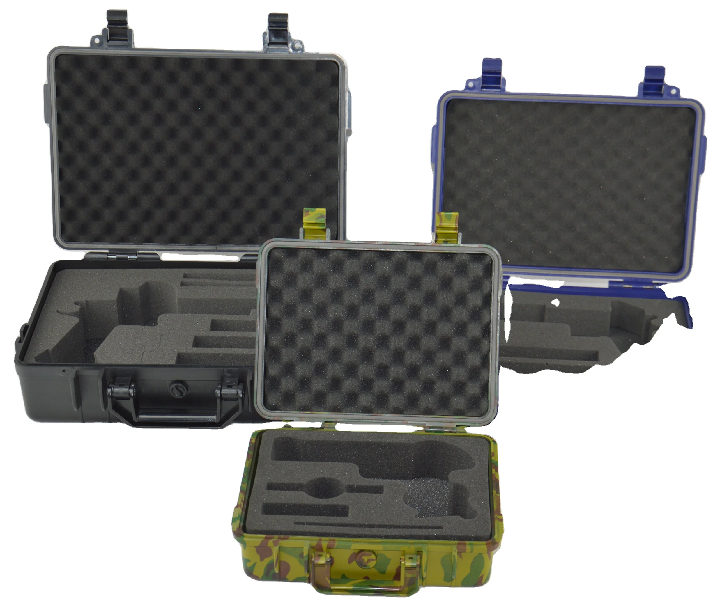 Custom Hard Tool Carrying Plastic Storage Gun Hard Moisture-Proof Suitcase Wth Foam Case Abs Heavy Duty Waterproof  Case