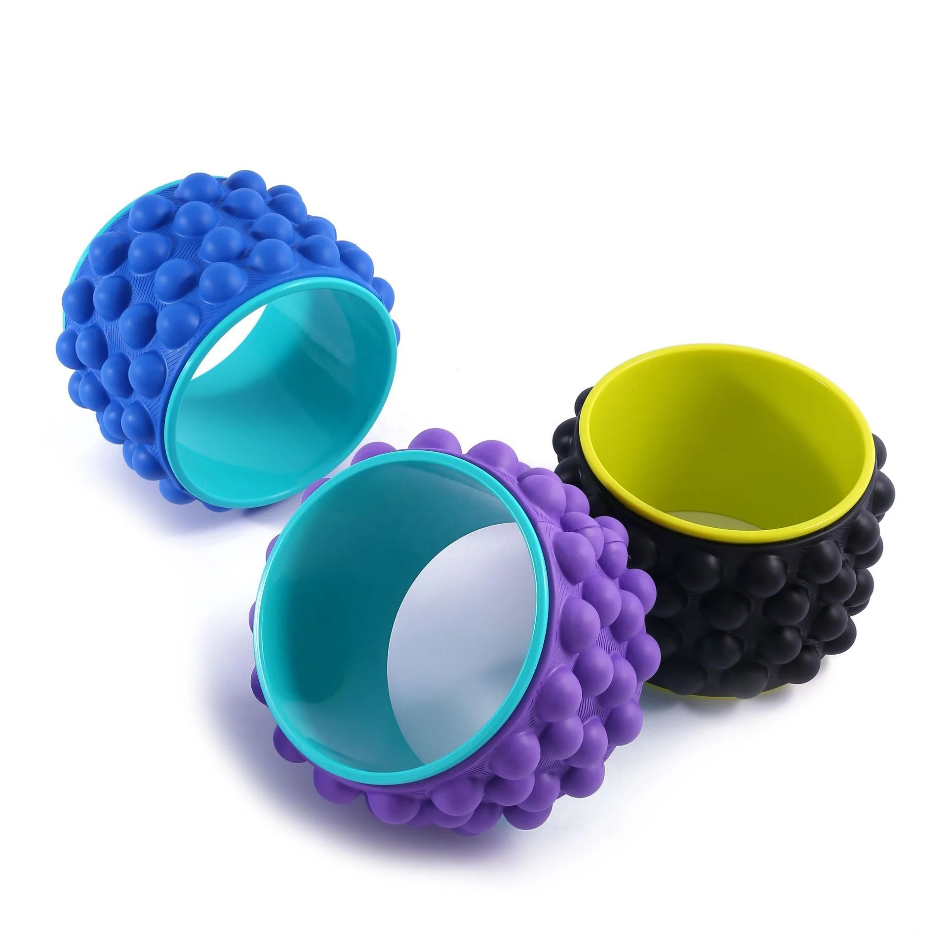 Gym Home Fitness Back Roller EVA Back Workout Yoga Wheel Roller for Leg Back Waist Pain Relief