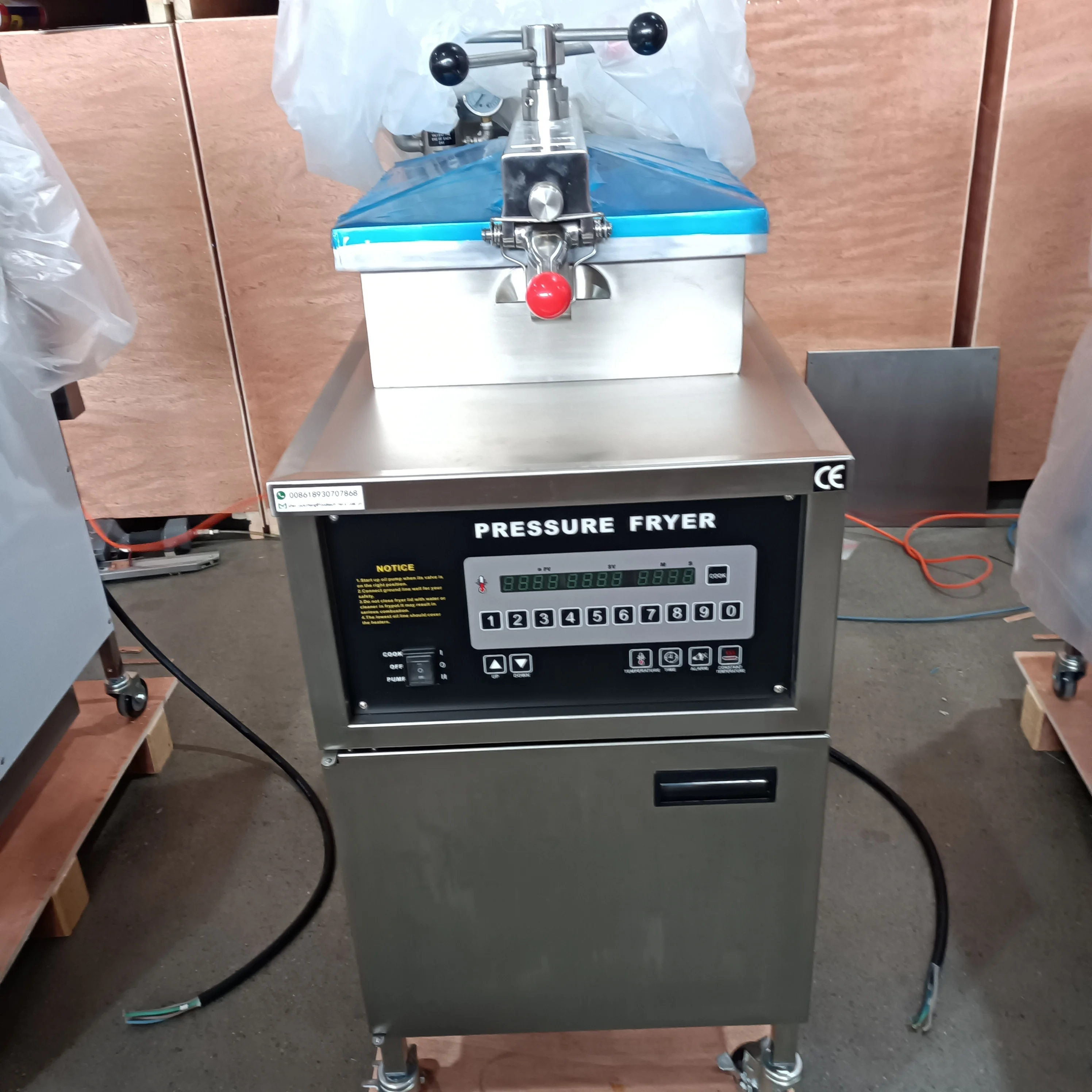 Fast Food Restaurant Kitchen Fried Chicken Fryer Chicken Machine Pressure Fryer with CE ISO certificate