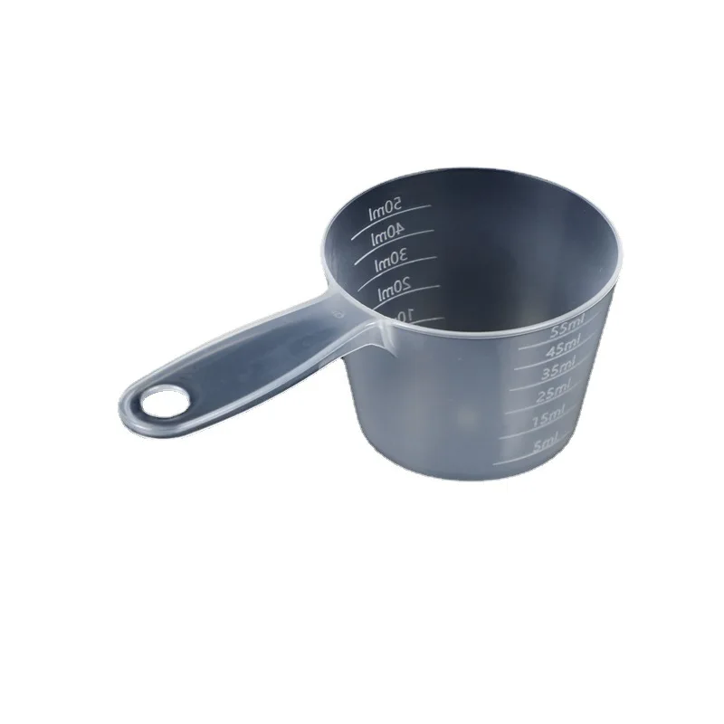 Plastic measuring scoops for Cereals grains Supplements,Protein powder,Granular,Pet Food Spoons with measuring line 30g 60cc