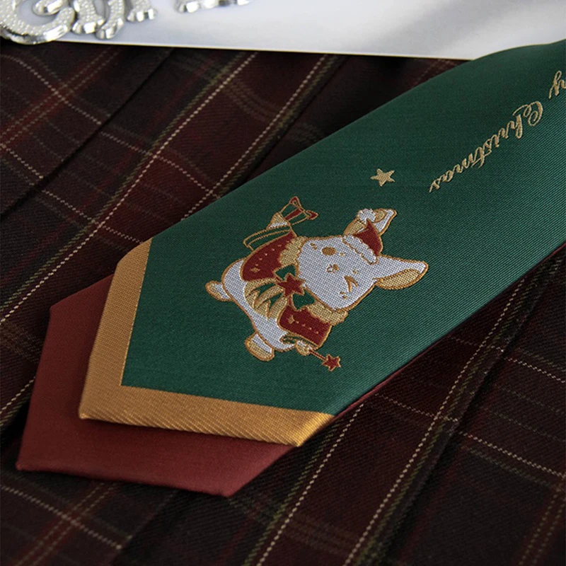 Womens  Red Green Colors Bow Tie School Student Sailor Suit Bowknot Adjustable Uniform Ties