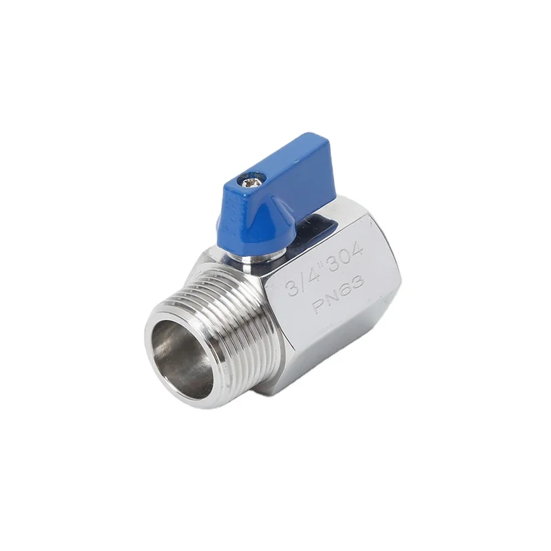 Wholesale PN63 Stainless Steel Female/Male Thread Mini Ball Valve