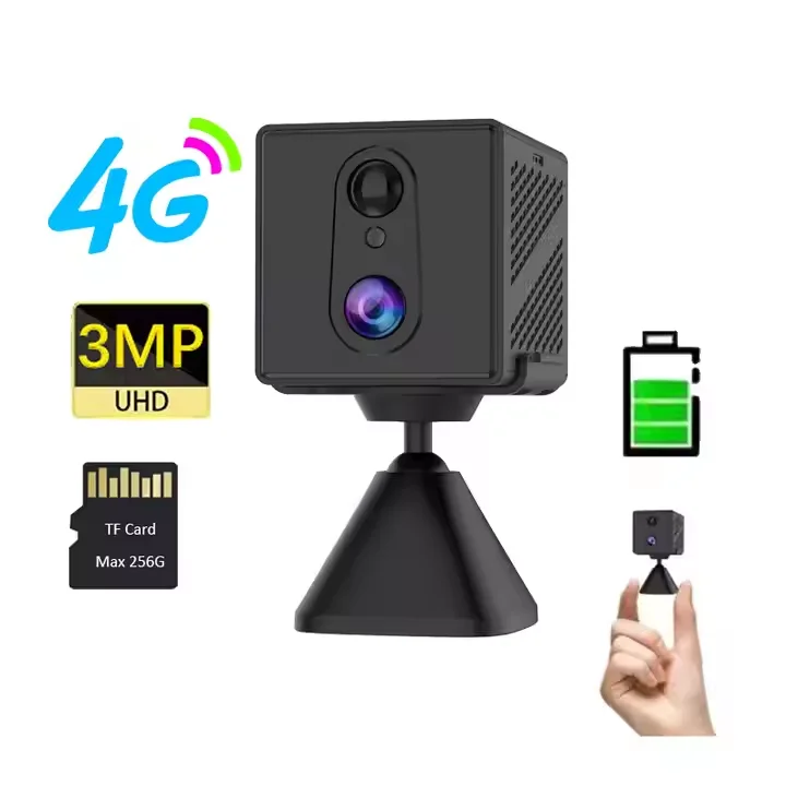 CB75 3000 мАч с питанием от батареи 4G камера видеомагнитофон удаленный мониторинг нескольких часов без облачного хранилища для помещений IP-камера