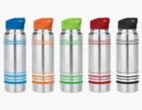 2021 Sport Bike Cheap Big Single Wall Straw Aluminum Water Bottle 1 Liter