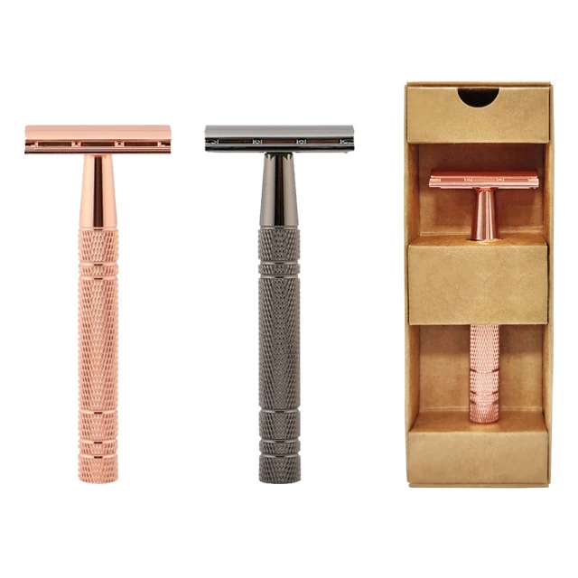 China safety razor manufacturers luxury double edge blade metal safety shaving razor