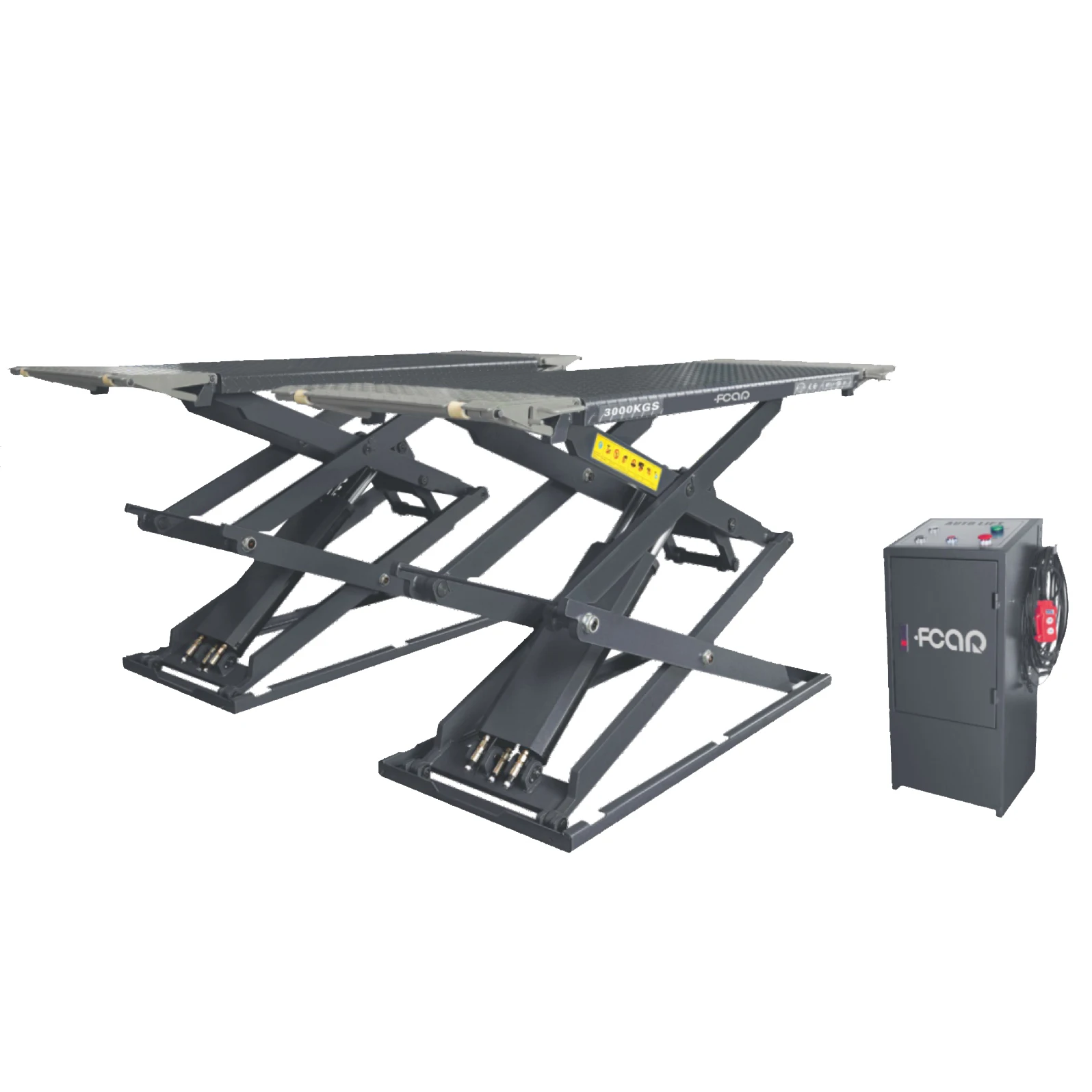 Car Lift Full Rise FCAR FC-35CBS With Long Distance Controller On-ground 3.5 tons Scissor Car Hydraul Lifting Equipment