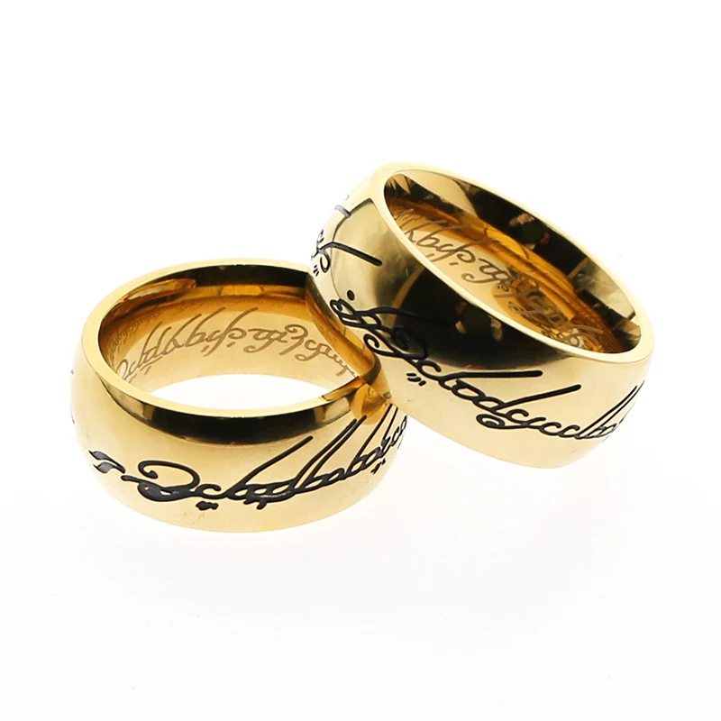 Gold Exercise Male Scrotum Cock Rings Glans Men Sex Toys Metal Stainless Steel Penis Ring