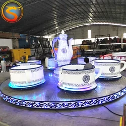 Outdoor amusement rides tea coffee cup rides children favorite portable amusement ride for sale