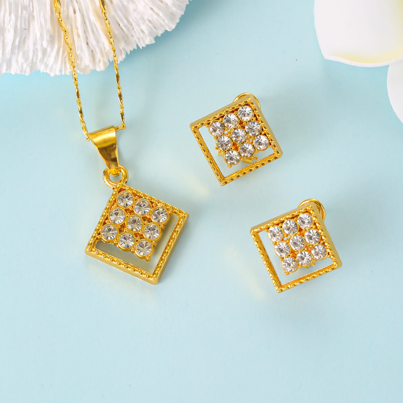 HanHan ювелирные изделия bijoux africains oro 18k оригинальные африканские из искусственного меха для женщин