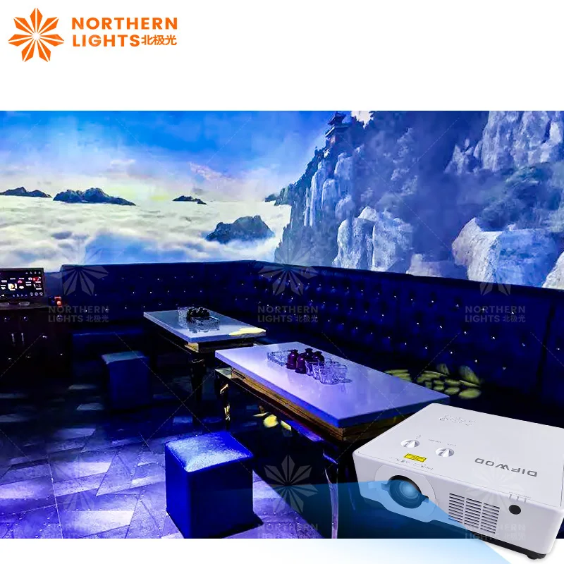 Holographic 3D Immersive Karaoke Bar Room Virtual Reality Immersive Interactive Projection System