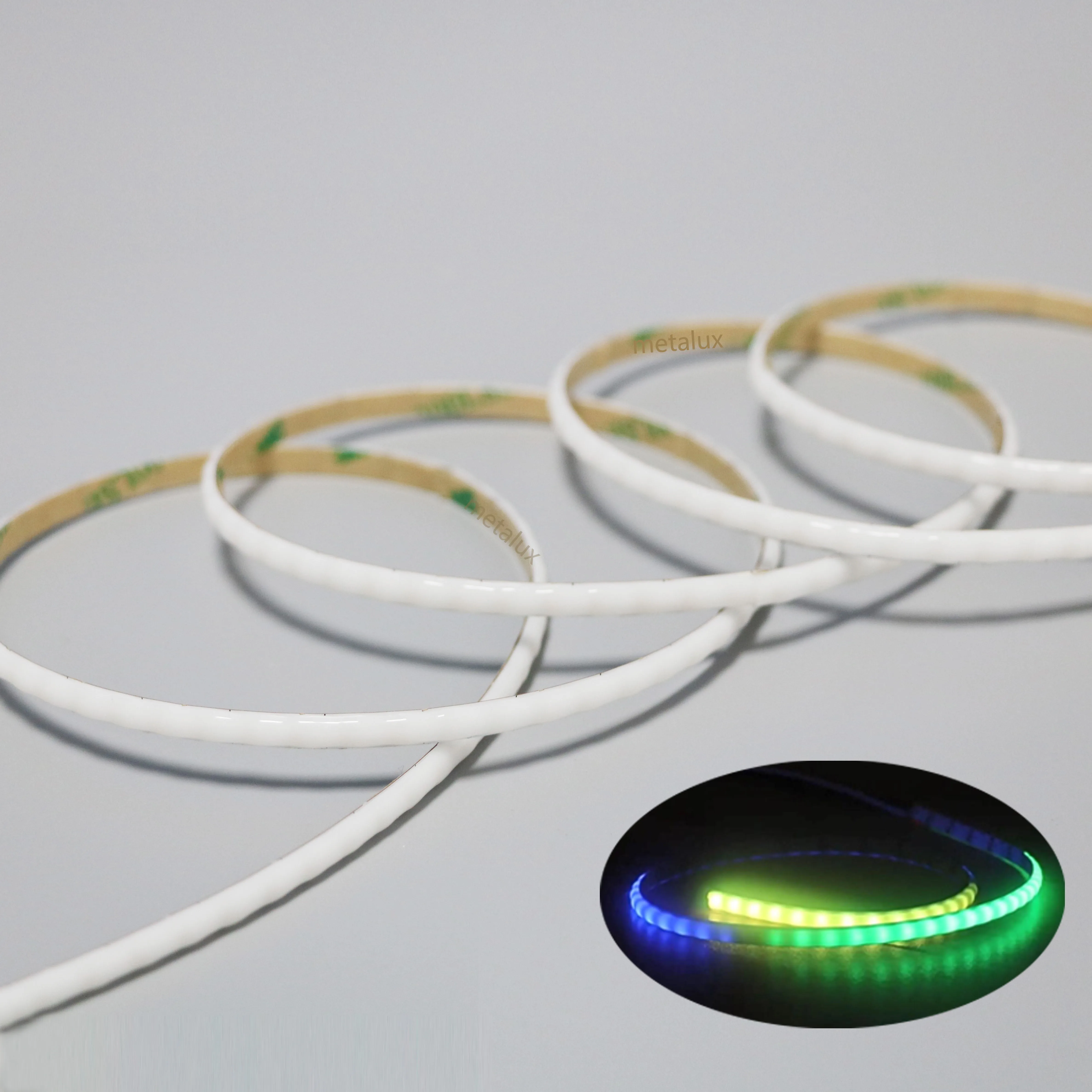 5mm Addressable RGB COB LED Strip 5V 160LED Programmable IC SPI Pixel Dream Colour Changing Lighting Small Car Lights APP Remote