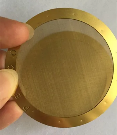FINE Premium Rainbow Metal cafe conceto aero press filter disc for use with Coffee Makers