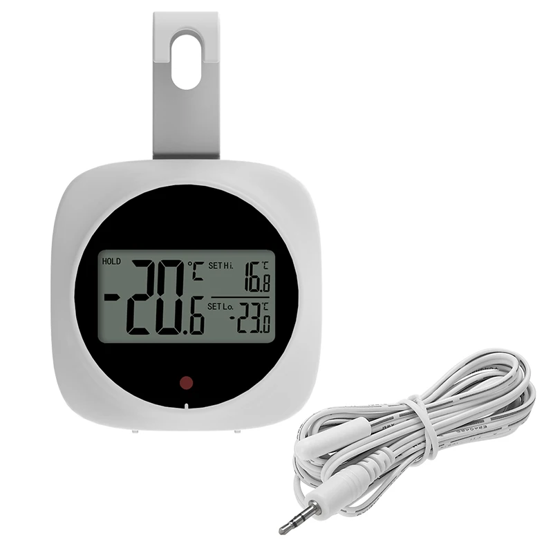 Цифровой холодильник Термометр Морозильник Термометр ЖК-дисплей Макс/мин холодильник термометр
