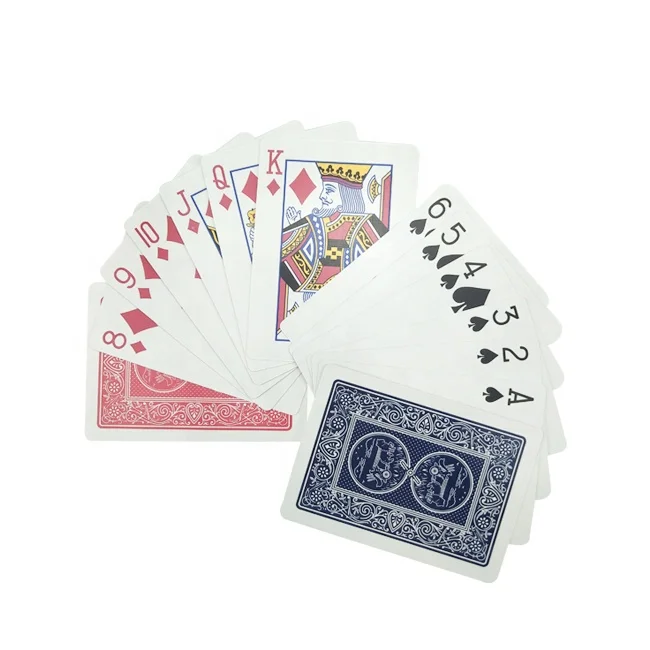 China manufacturer customized printing playing cards game PVC plastic poker card game