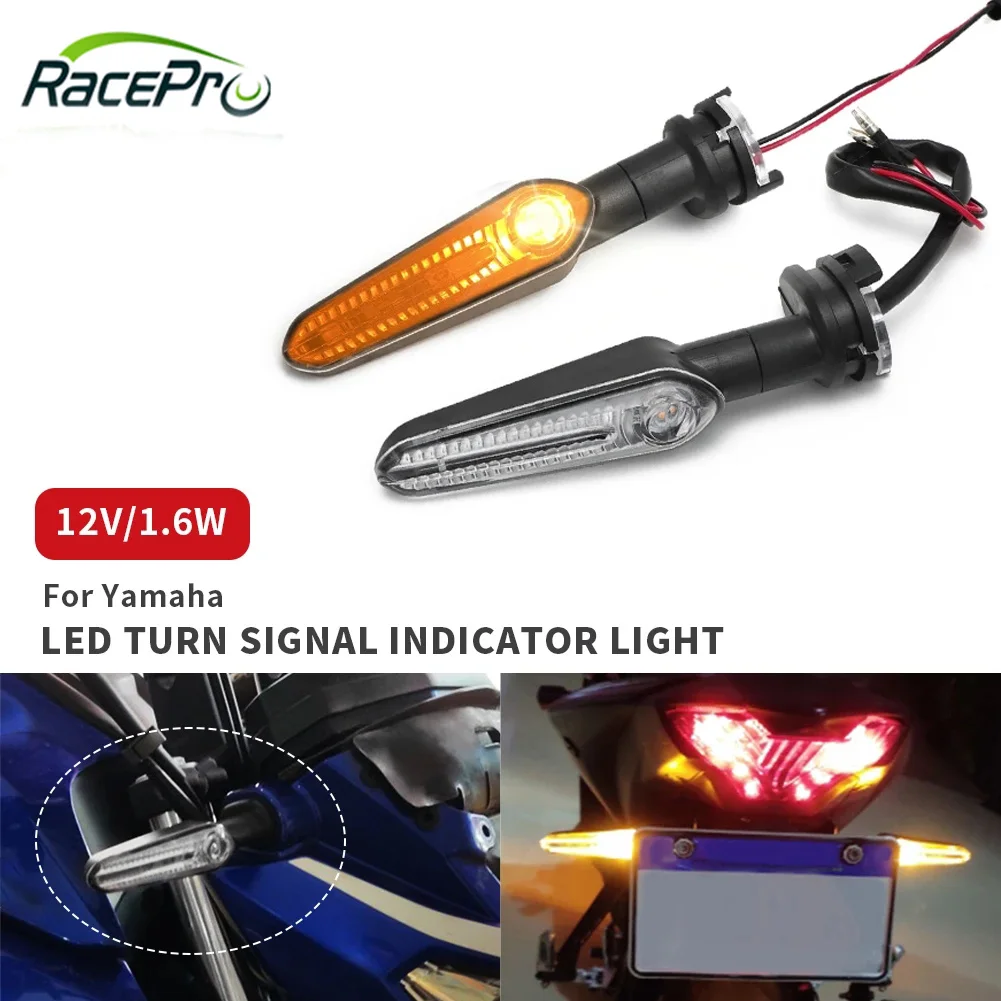 Новый передний указатель поворота для мотоцикла RACEPRO, сигнальные лампы поворота для YAMAHA MT07 MT03 MT09 Tracer XSR 700