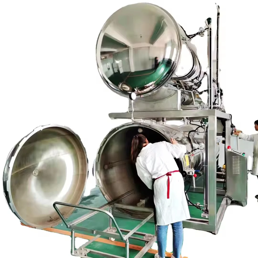 100L 150L industrial steam autoclave Price Mushroom base bag digester made in China