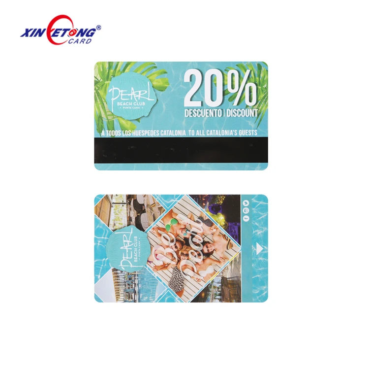 Free Sample Printed Plastic Cards With 2750oe HICO  Magnetic Stripe