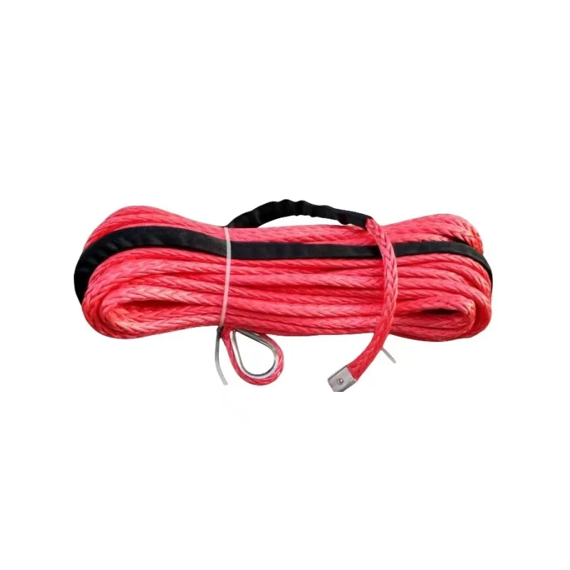 High strength elastic nylon trailer rope for off-road vehicles, trucks, and specialized rescue and towing systems