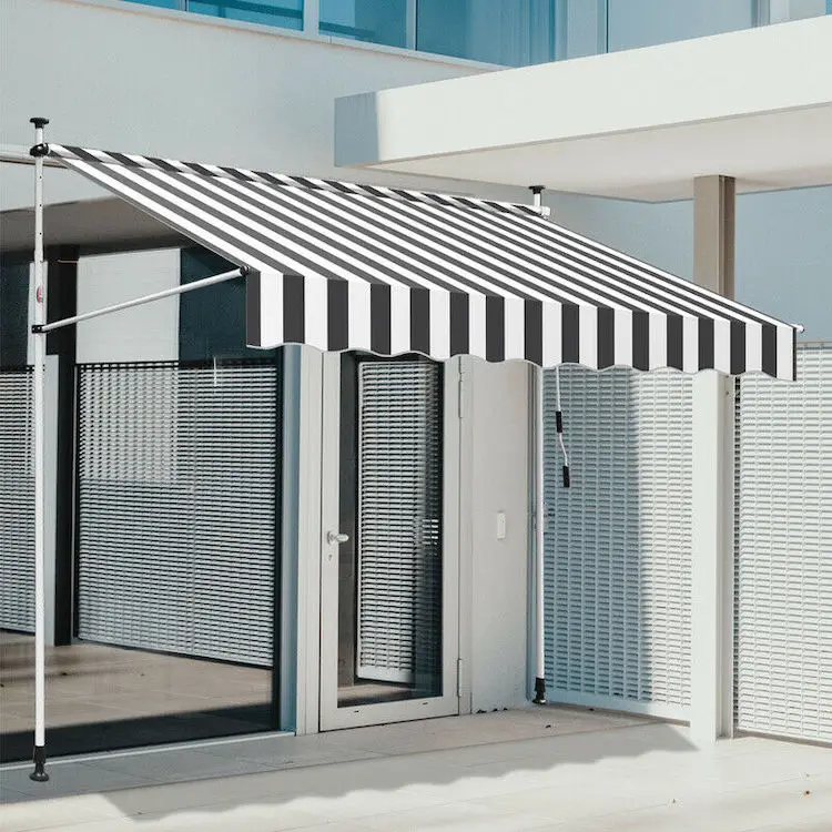 Side Awning RV Residential Balcony Sunshade Canopy Retractable Awning for Balcony