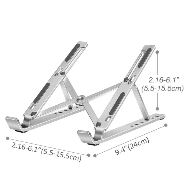 2021 г., производитель планшетов, вертикальный стол, регулируемая высота, складная алюминиевая металлическая подставка для ноутбука