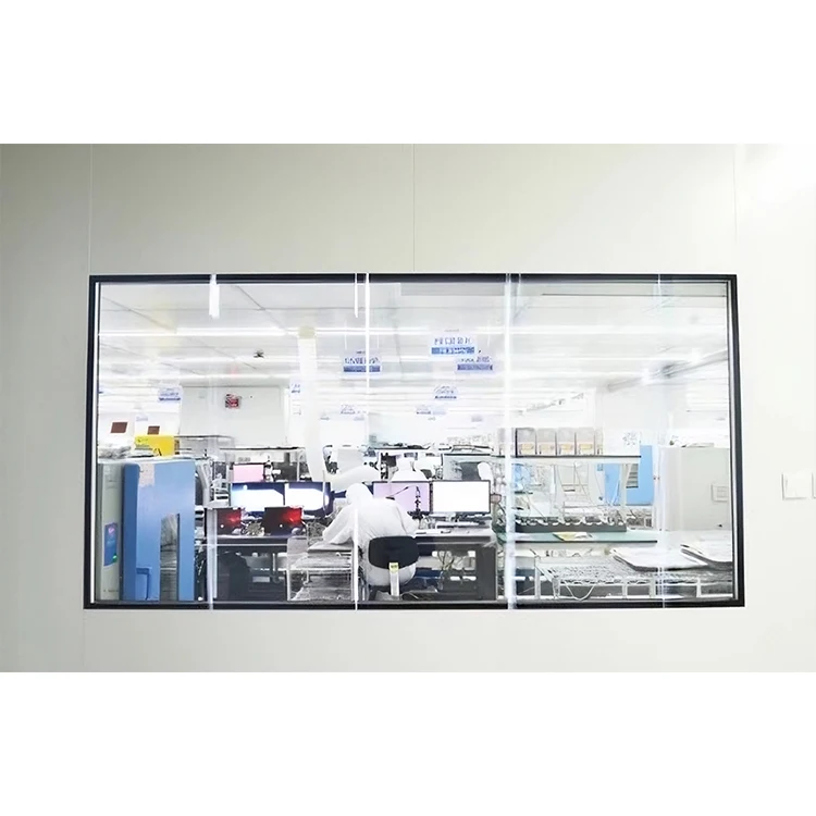 Interior Single Swing Cleanroom Windows Stainless Steel Cleanroom Wholesale Sliding Hospital Door For Chemistry Laboratory