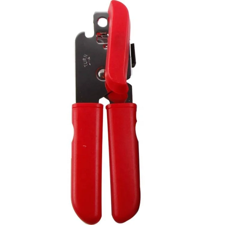 Union Source Multifunctional Stainless Steel Can Brass Bottle Manual Opener With Soft Handle