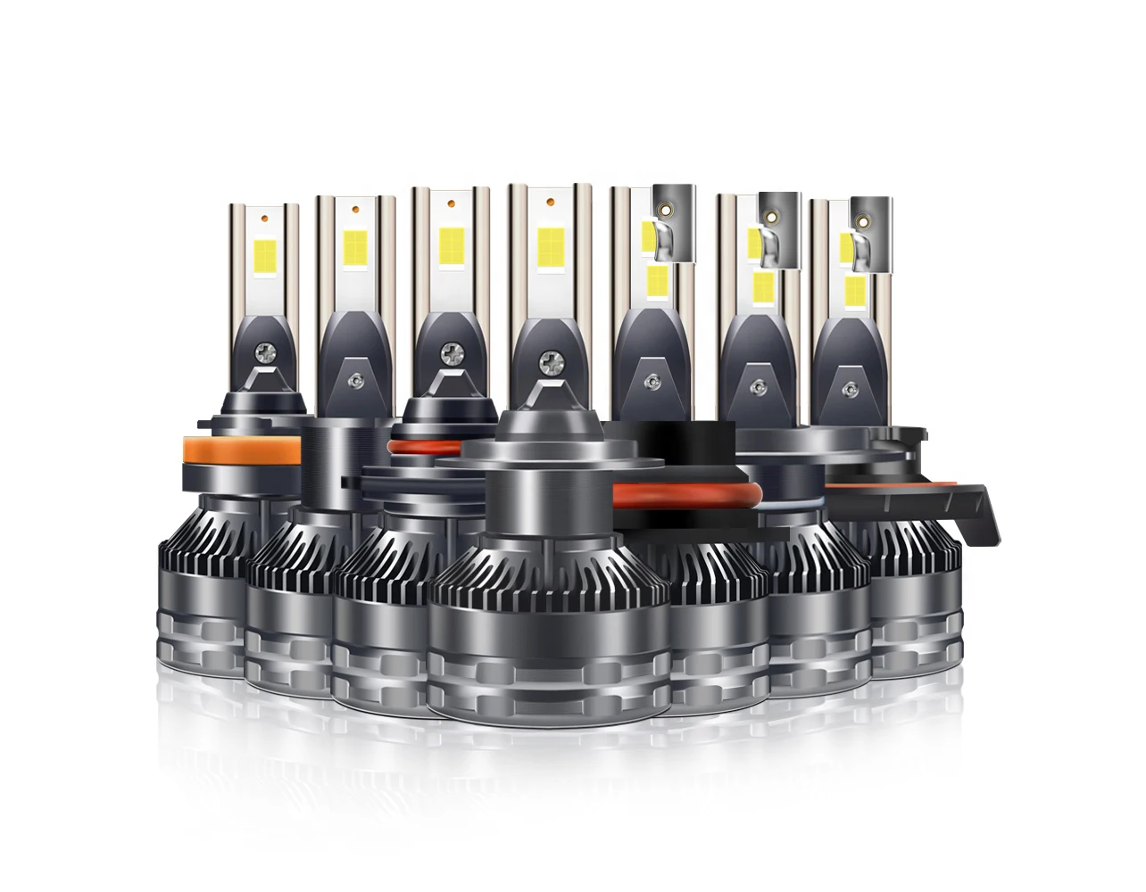Auto Lighting System Super Bright High Power F9 Car Led Headlight Bulbs 100w 20000 lumen H4 H7 H11 Led Lights