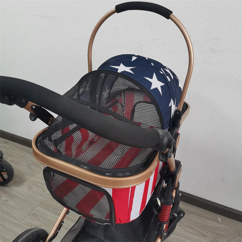 pet stroller with pet carriers and dog accessories
