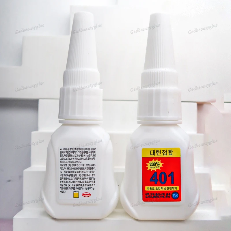 200% 401 Bulk Supply Professional Nail Glue Temperature Resilient Adheres Excellently in All Temps