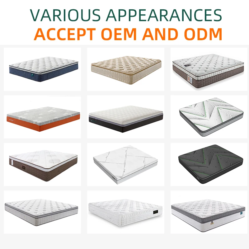 Airland Best Sell Orthopedic Memory Foam Gel Mattress Tight Top Bamboo Memori Foam Mattress Latex Foam Roll Mattress In A Box