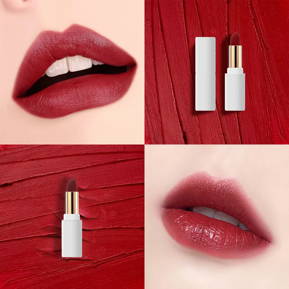 High Pigment Vegan Custom Logo Nude Private Label Waterproof Matte Lipstick