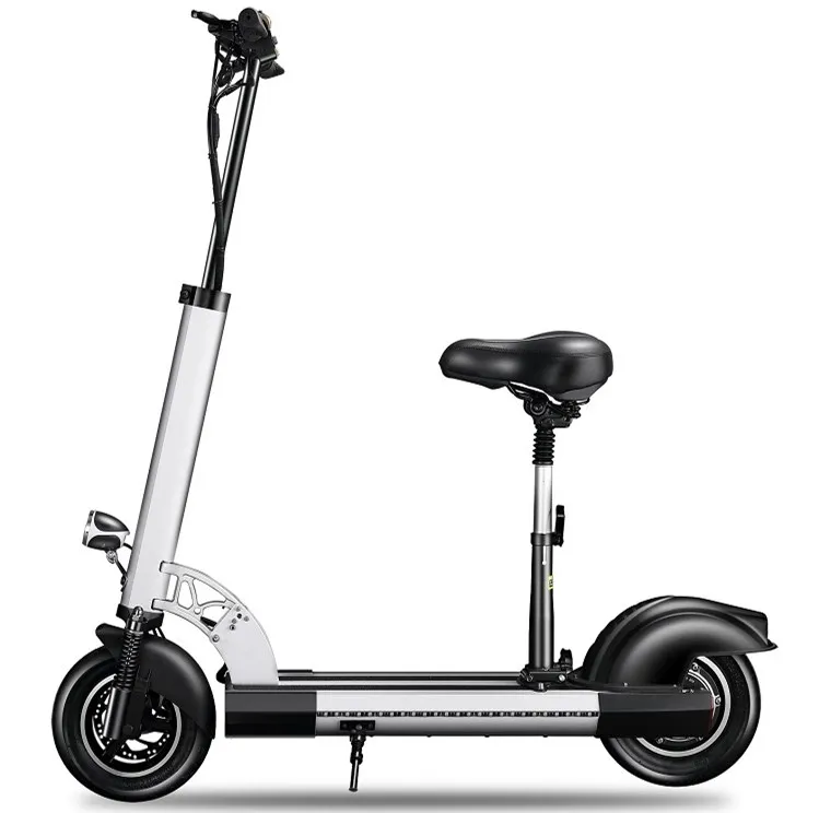 10 inch folding electric kick scooter classic style for adult with shock with remote control digital display