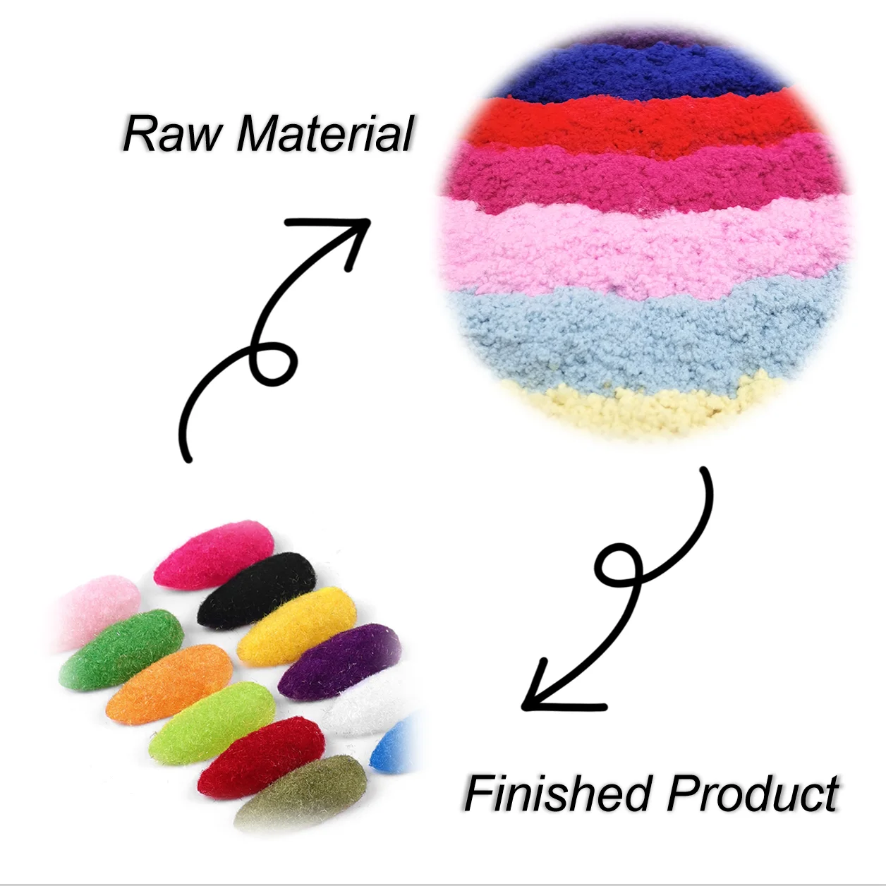 Professional cheap flock powder manufacturer flocking material flocking powder