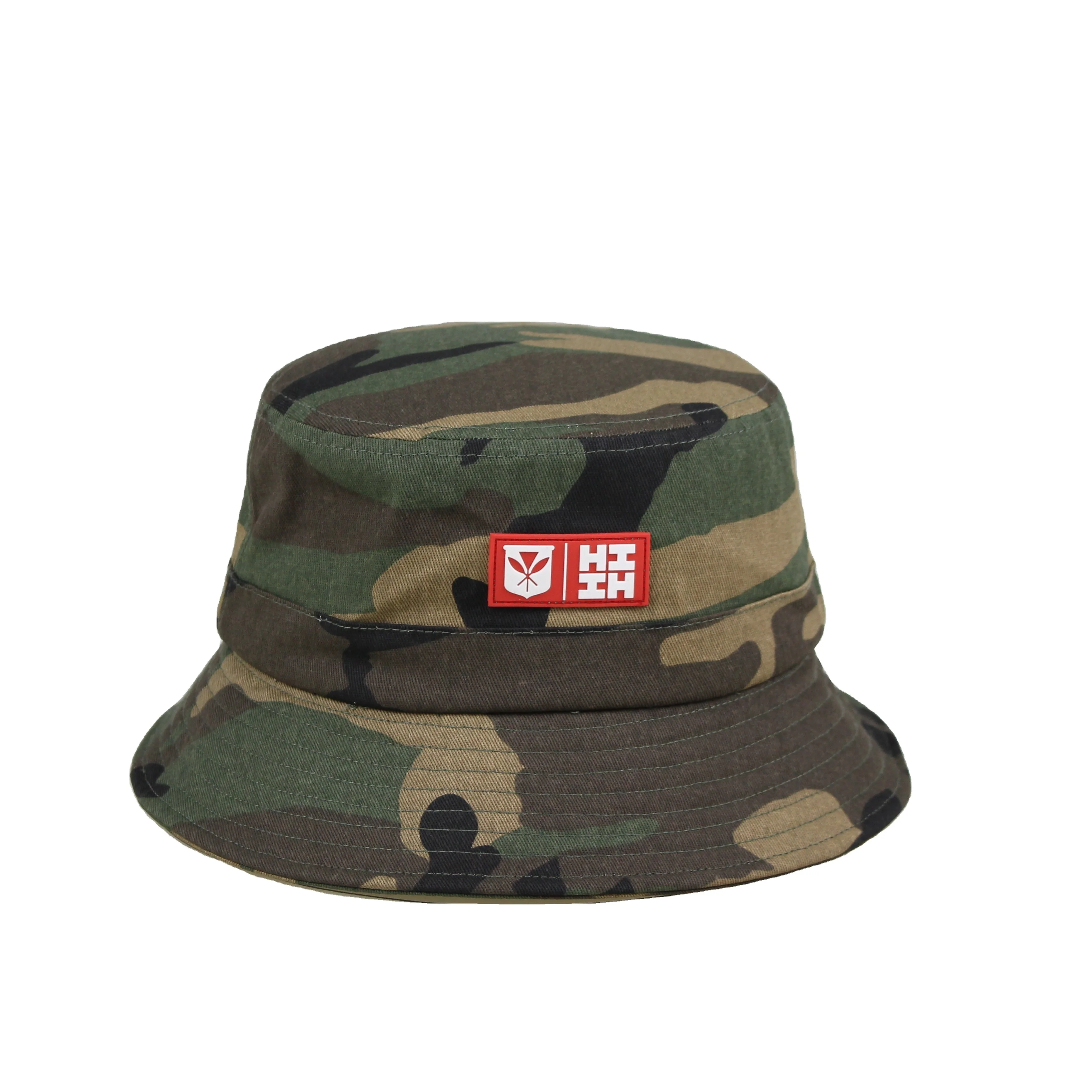 Custom camouflage bucket hat,color unisex fishing cap fisherman bucket hat high quality