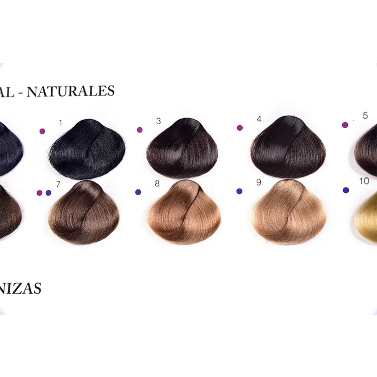 Мороженое цвет волос диаграмма книга swatch волосы