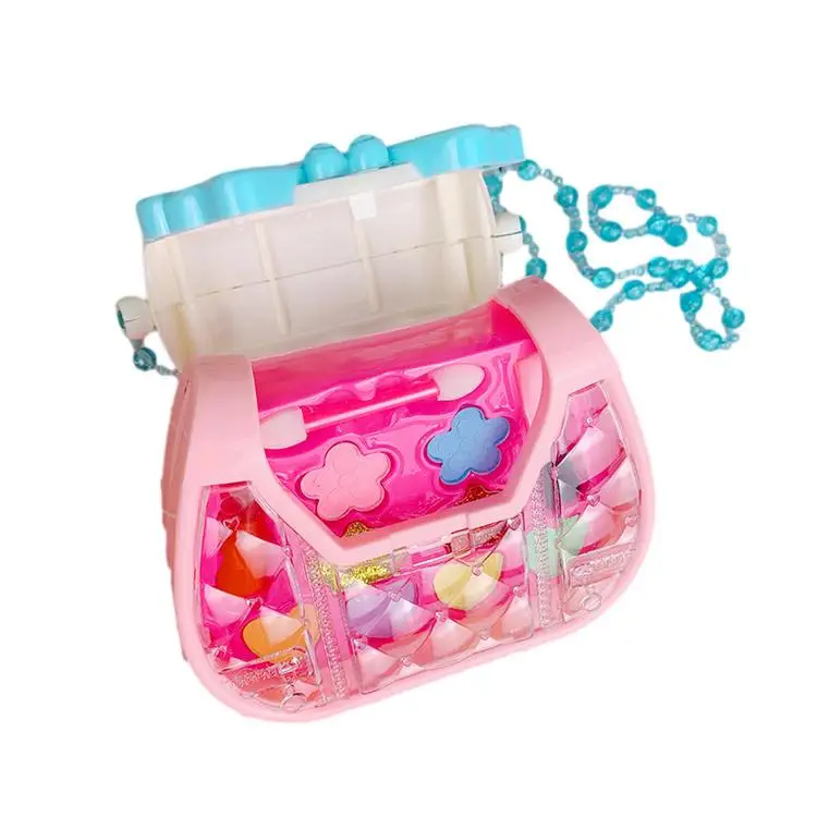
Kids Makeup Kit Pretend Play Washable Makeup Gift Set for Girls Random Color 