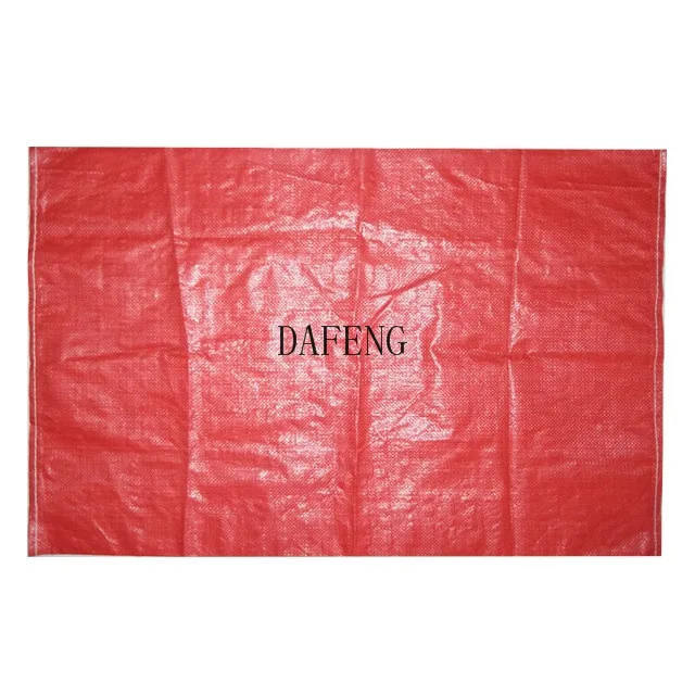OEM design Printed Plastic Rice Flour Feed Fertilizer Postal PP Woven Bag
