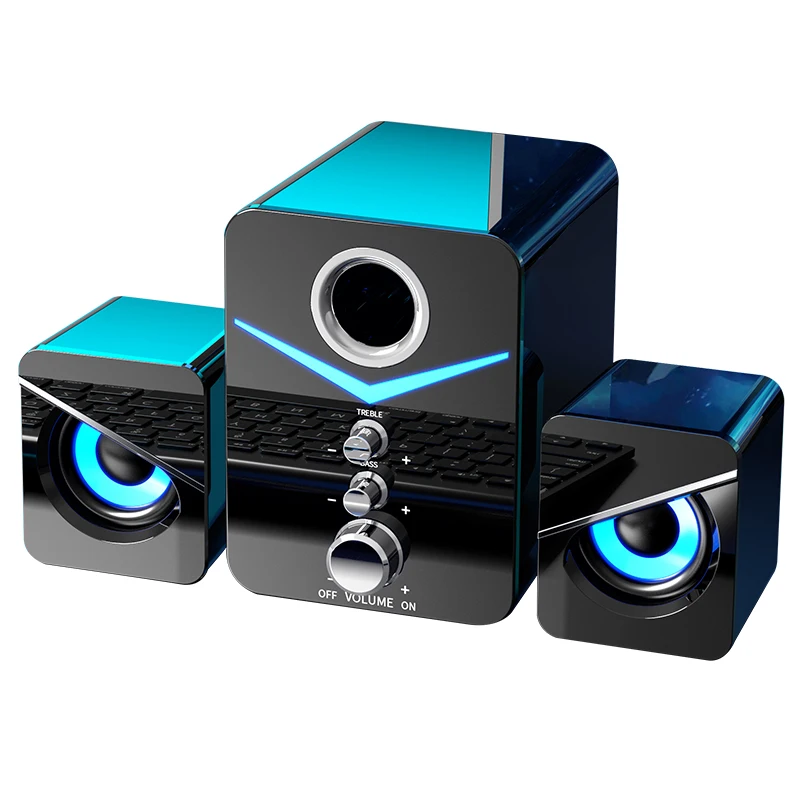 
2021 desktop computer laptop 3w 3 inch stereo support wireless full range usb subwoofer home theater system speaker 