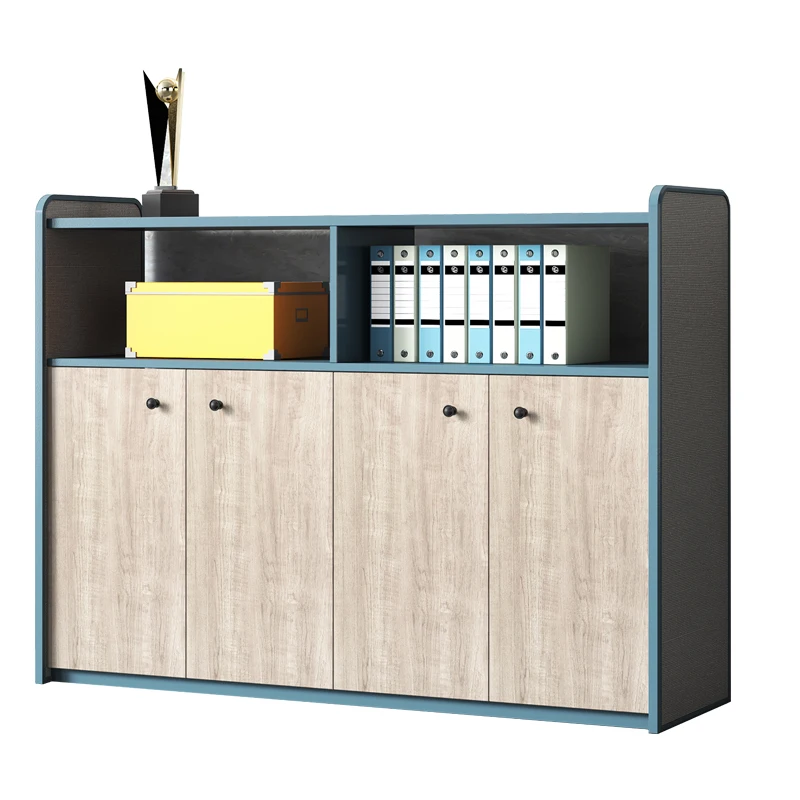 Modern executive office  equipment  MFC durable book shelving side case file cabinet